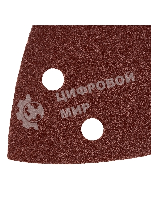 Треугольник абразивный Denzel на ворc. подложке под 