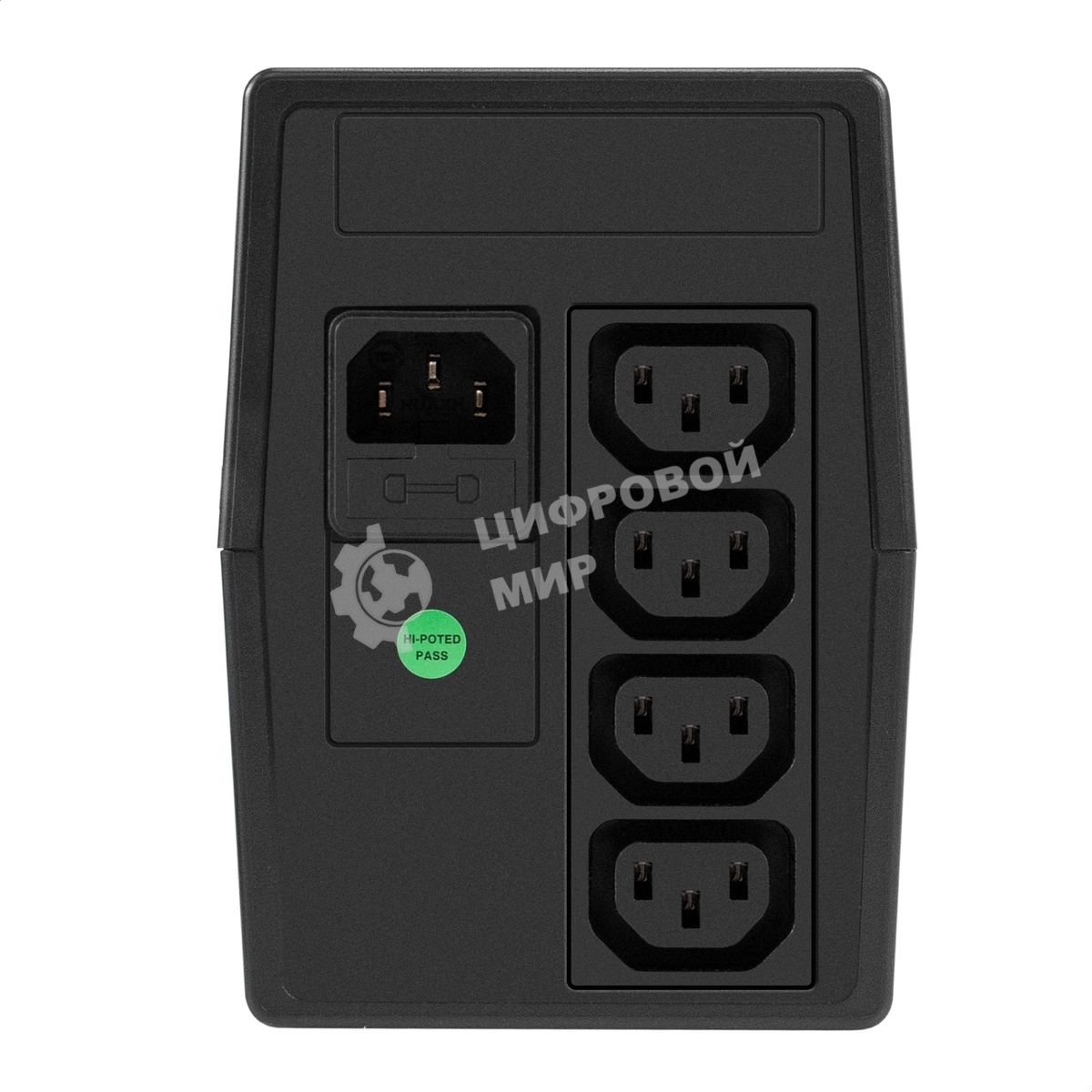 Источник бесперебойного питания ExeGate Power NB-400.LED.AVR.4C13 (400VA/240W, LED, AVR, 4*C13, батарея 12V 4.5Ah, Black)