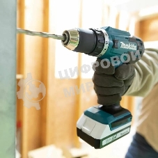 Дрель-шуруповерт Makita DF488D004, 18 В, 2 Ач, 42 Нм, бесщеточный