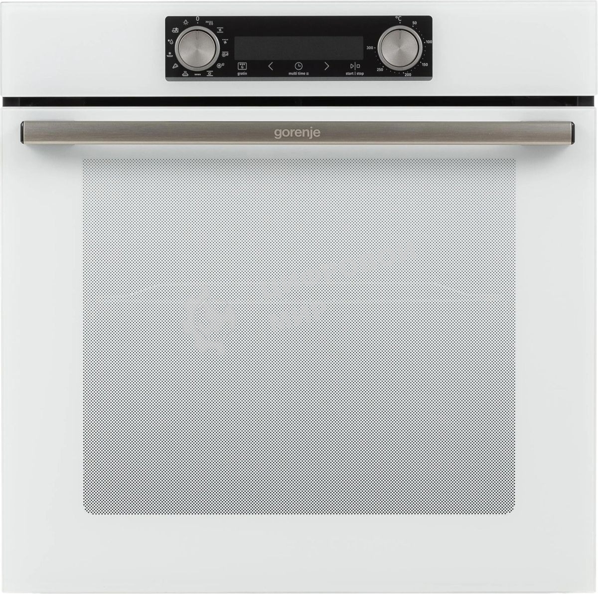 Встраиваемая электрическая духовка 60 см Gorenje Полезный объем: 77 л, Сенсорный программатор IconLED, Плавное открывание и закрывание дверцы, Решетка, Частично выдвижные телескопические направляющие на 1-м уровне, Дверца CompactDoor: 2 стекла + 1 термослой, Механический замок дверцы, Габаритные размеры (вхшхг): 59,5 59,5 56,4 см, Вес (брутто/нетто): 31/29 кг