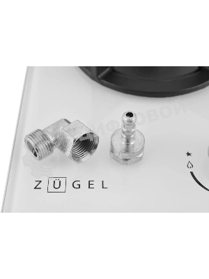 Варочная панель газ ZUGEL ZGH452W, белая