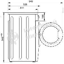Стиральная машина Atlant СМА 70С107-000 белый, загрузка фронтальная 7 кг, 1000 об/мин., класс: А++