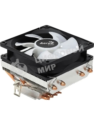 Кулер для процессора AeroCool/Formula Air Frost 4 черный, 90 мм, алюминий/медь, 1800 об/мин, 25.7 дБ, 3 pin, 125 Вт, 78 мм