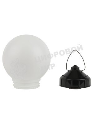 Светильник ЭРА НСП 01-60-003 подвесной Гранат полиэтилен IP44 E27 max 60Вт D150 шар белый