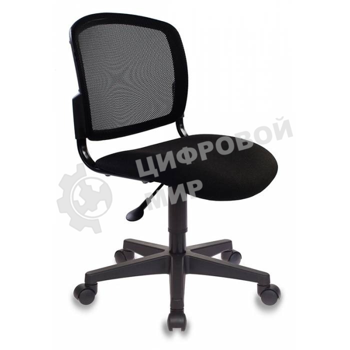Кресло компьютерное Бюрократ CH-296NX/15-21 черный, сиденье черный 15-21, спинка сетка