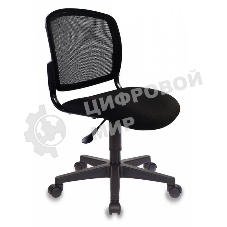Кресло компьютерное Бюрократ CH-296NX/15-21 черный, сиденье черный 15-21, спинка сетка