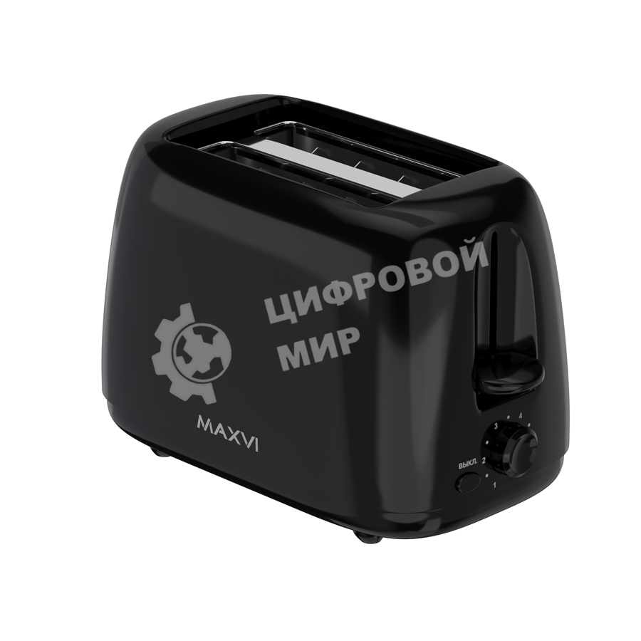 Тостер Maxvi KT723P черный