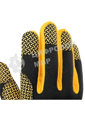 Перчатки универсальные Denzel силиконовое нанесение, размер 10