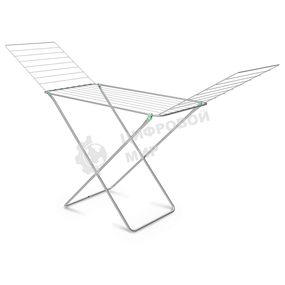 Сушилка для белья НИКА СБП2/С, напольная. 20 м, серебро