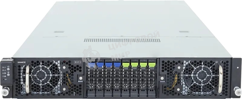 Серверная платформа Gigabyte Server Platform G294-Z43/2U/2xAMD (9004/9005)/2xHS/24xDIMM/4xSFF NVME/SAS/SATA + 4xSFF SATA/SAS/16xGPUs SS/2x10GbE/16xFHFL + 2xLP/2x3000W/Rails/1Y