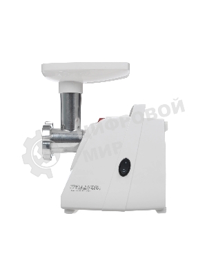 Мясорубка электрическая Аксион М34.03 белый, 1500 Вт, 1.7 кг/мин, защита от перегрузки, насадки - 4