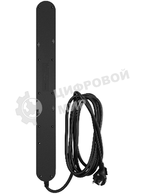 Сетевой фильтр Ippon NF-EU-3-16 3 м, 6 розеток, черный, коробка