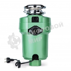 Измельчитель пищевых отходов Бирюса WD-750E2 750Вт, зеленый