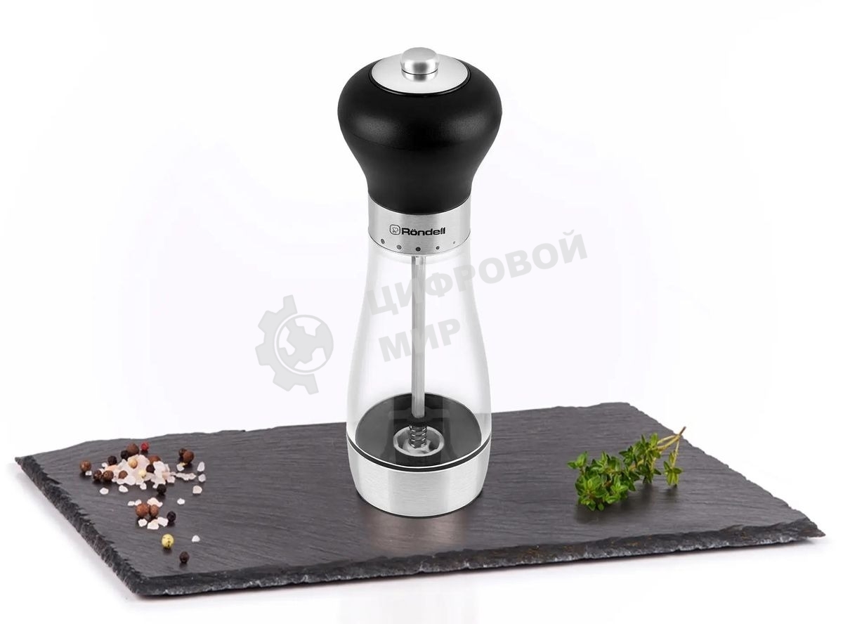 Мельница для перца и соли Rondell Buffalo RD-1503, стальной