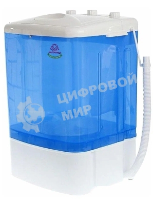 Стиральная машина Мастерица WM-0102 cиний, загрузка вертикальная 2 кг, 0 об/мин, класс А