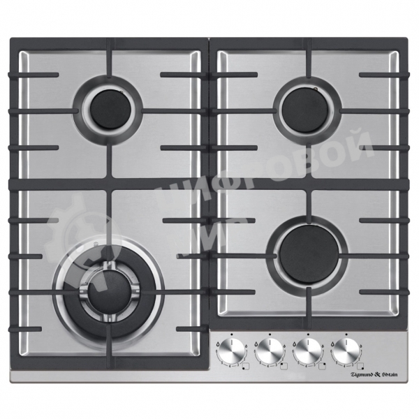 Газовая варочная панель Zigmund & Shtain G 20.6 S нержавеющая сталь