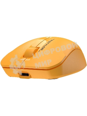 Мышь беспроводная A4Tech Fstyler FG15C Air2 желтый, 1200 dpi, радиоканал, USB, кнопки - 3