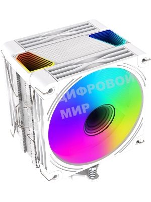 Кулер для процессора Bloody BD-AC230-ARGb1 ARGb белый, 120 мм, алюминий/медь, 1600 об/мин, 32 дБ, 4 pin, 230 Вт, 154 мм