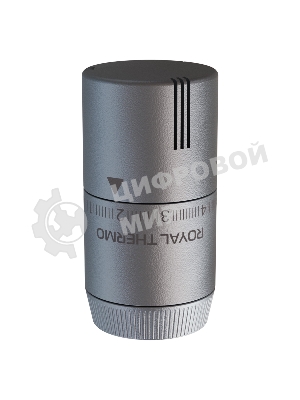 Термоголовка жидкостная Royal Thermo Design М30х1,5 (серебристый)