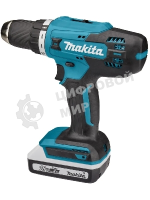 Дрель-шуруповерт Makita DF488D004, 18 В, 2 Ач, 42 Нм, бесщеточный