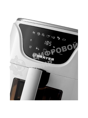 Аэрогриль Brayer BR2036WH белый, 1500 Вт, 5 л, сенсор, 7 программ