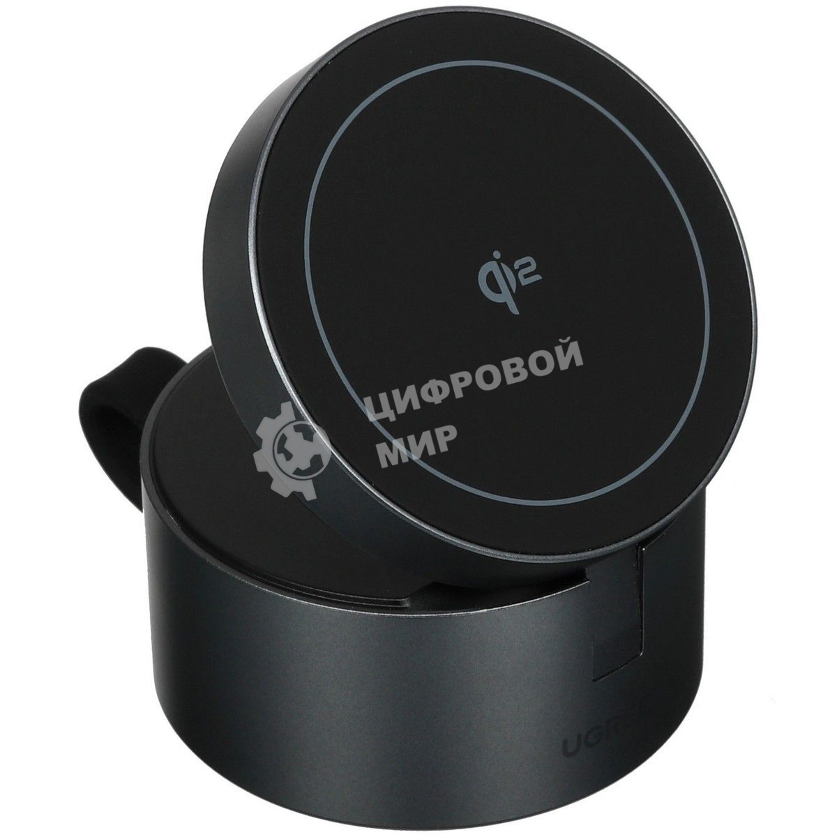 Беспроводное зарядное устройство UGREEN W712 (65148) 3-in-1 Magnetic Qi2 Wireless Charger 15W EU. Цвет: серый космос