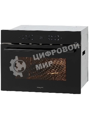 Встраиваемая микроволновая печь Krona ONYX 45H mw BL/BL черный, 38 л, 1000 Вт, переключатели - сенсор