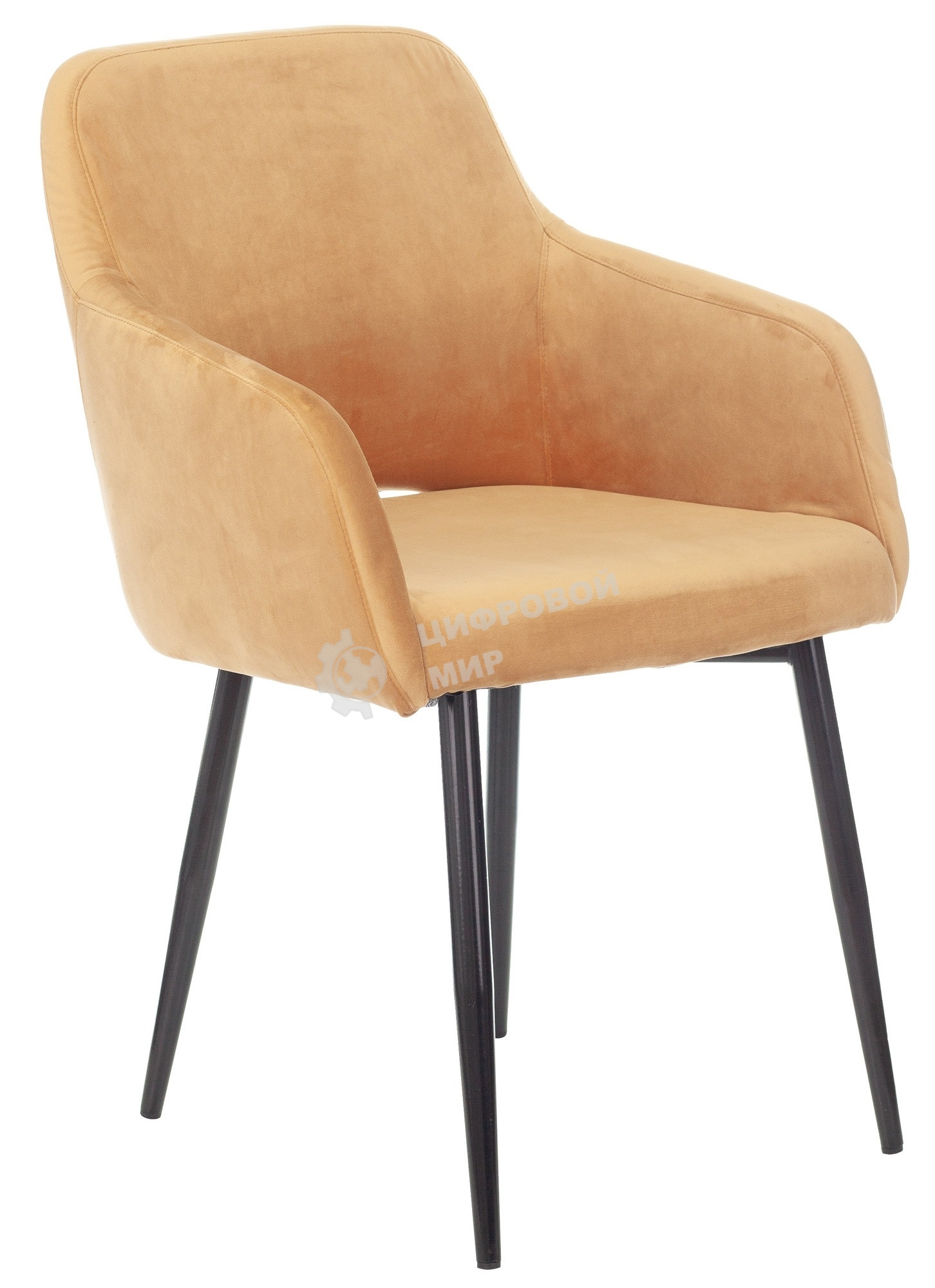 Кресло офисное Бюрократ CH-380F янтарный Italia 9, на ножках, металл черный