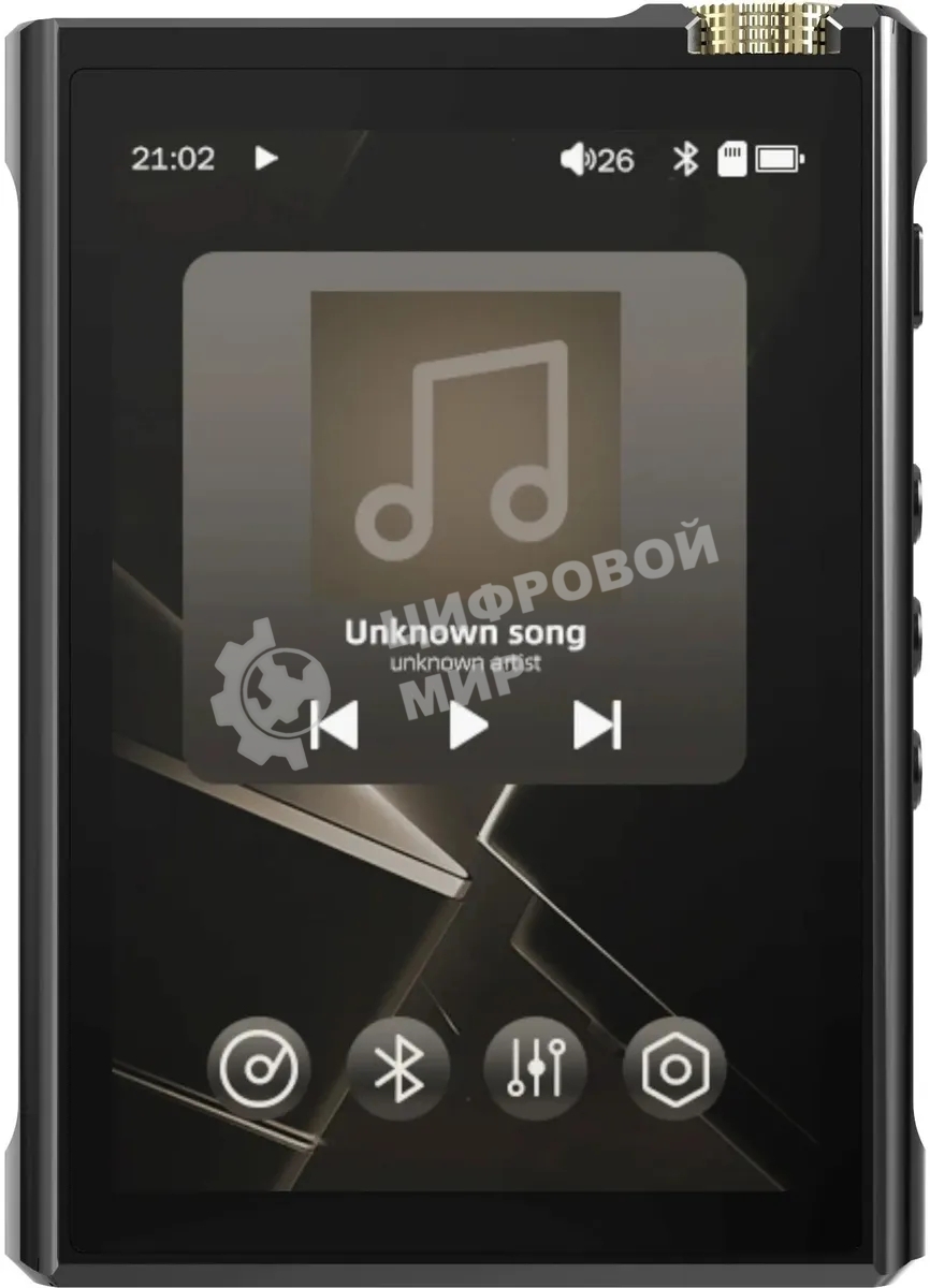 Плеер Hi-Fi Flash Digma Pro XT7 черный/золотистый/3.5