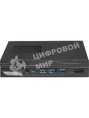 Компьютер MSI Pro DP10 12M Mini Core i7-1360P (2.2GHz), 32Gb(16*2) DDR4 SO-DIMM, 1TB SSD M.2, Intel UHD Graphics, noDVD, WiFi, BT, 120W, VESA, VGA, noOS, 1y war-ty, черный
