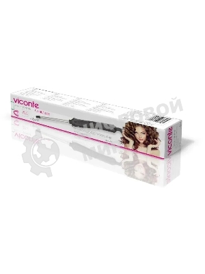 Щипцы для завивки волос Viconte VC-6746 черный, 9 мм, 200 °C, 1 режим