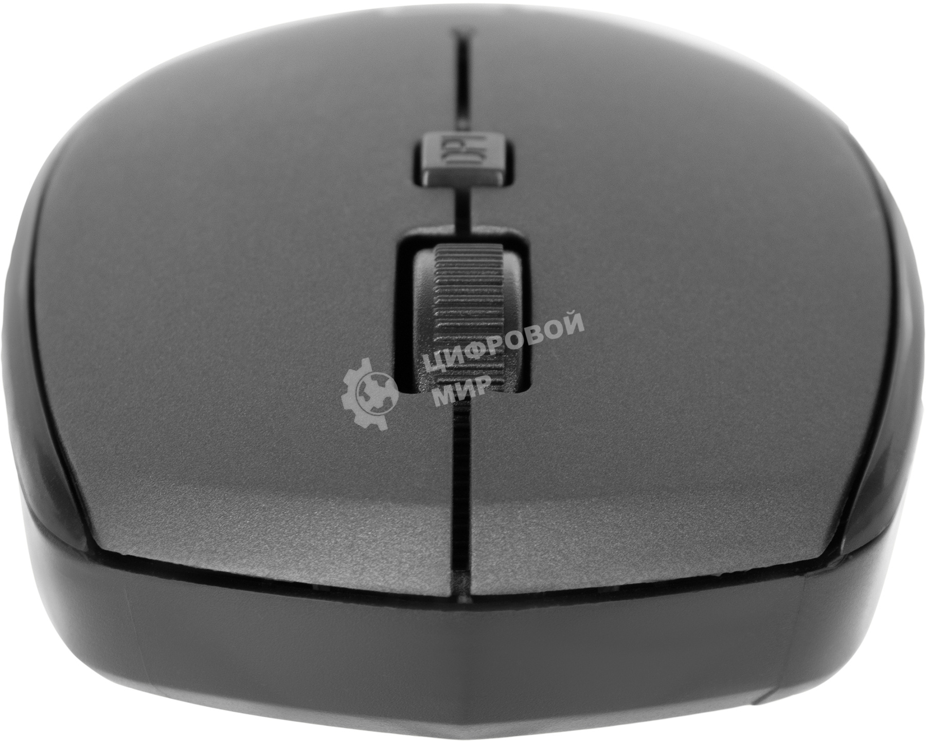 Мышь беспроводная Oklick 488MW серый/черный, 1600 dpi, радиоканал, USB, кнопки - 4