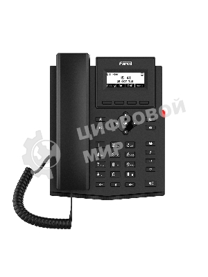 Телефон IP Fanvil X301P черный