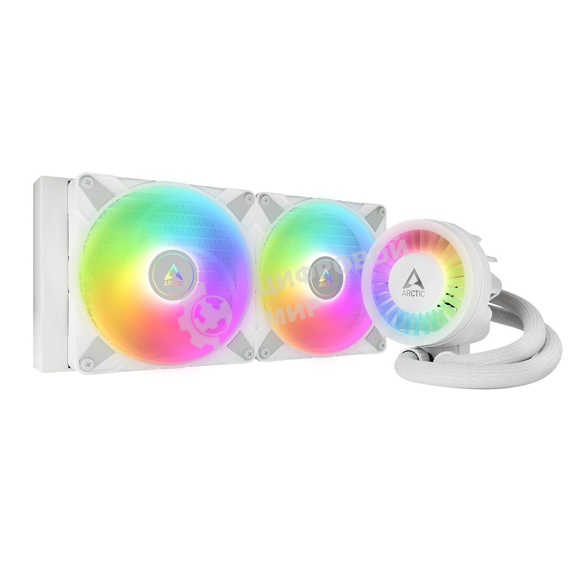 Система жидкостного охлаждения Arctic Liquid Freezer III 280 белый, 140 мм, алюминий/медь, 2800 об/мин, 26 дБ, 4 pin, 260 Вт