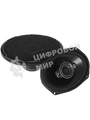 Колонки автомобильные Kenwood KFC-PS6986 600Вт 88дБ 4Ом 15x23см (6x9дюйм) (ком.:2кол.) коаксиальные четырехполосные