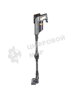 Пылесос вертикальный SUPRA VCS-5082 черный/серый, питание от аккумулятора, 300 Вт, уборка сухая, пылесборник 1 л