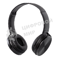 Беспроводные/проводные наушники Smartbuy One SBH921 черный, полноразмерные, Bluetooth + Jack 3.5 мм, складная конструкция, до 8 ч