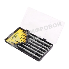 Набор прецизионных отвертокDeli DL3206 6 шт Набор прецизионных отверток из 6 предметов: 2 шт. Philips: PH1, PH04 шт. Шлиц: 1,4 мм, 2,0 мм, 2,4 мм, 3,0 мм. Cr-V. Черная отделка.