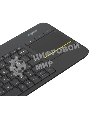 Клавиатура Logitech K400 Wireless Touch Plus беспроводная, радиоканал, чёрный