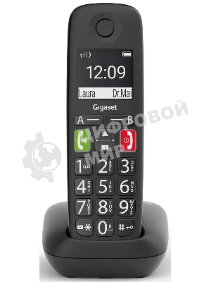 Радиотелефон Dect Gigaset E290 SYS черный АОН