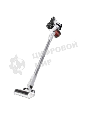 Пылесос вертикальный Gorenje SVC216FMLW белый/черный, питание от аккумулятора, 25 Вт, уборка сухая, пылесборник 0.5 л