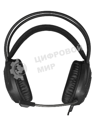 Гарнитура Exegate Cosmos HS-704GL чёрный, проводная, USB, виртуальный звук 7.1, подсветка