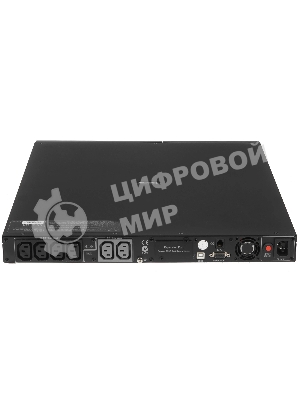 Источник бесперебойного питания CyberPower PR1000ELCDRT1U/1000 ВА/800 Вт/USB/RS-232/EPO/SNMPslot/6 x IEC 320 C13 (компьютерная)