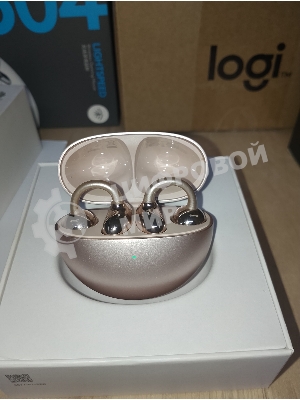 (Восстановленный) Наушники беспроводные Huawei FREECLIP 55038003 ROSE GOLD [Cм.описание!]