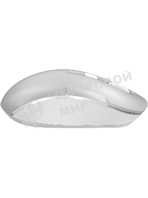 Мышь беспроводная A4Tech Fstyler FB26CS Air2 серебристый/белый, 2000 dpi, радиоканал, Bluetooth, USB, кнопки - 4