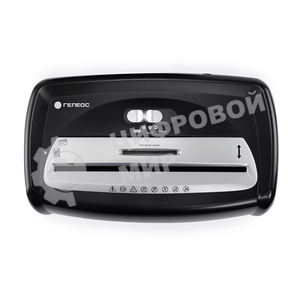 Шредер Heleos УД15-2 черный/серебристый (секр.Р-2) ленты 12лист. 15лтр. скобы пл.карты