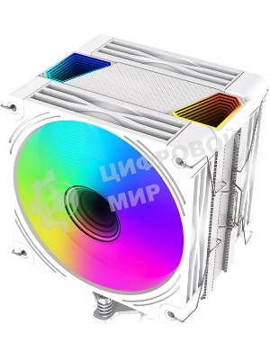 Кулер для процессора Bloody BD-AC230-ARGb1 ARGb белый, 120 мм, алюминий/медь, 1600 об/мин, 32 дБ, 4 pin, 230 Вт, 154 мм