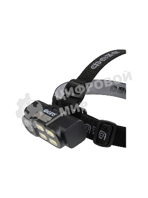 Фонарь аккумуляторный налобный AccuFH6-4COB/L3W 3Вт XPE+4 COB аккум. 18650 1200мА·ч ближн./дальн. свет 4 режима IP20 ФАZА 5044760