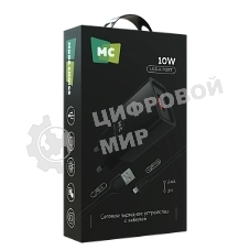 Сетевое зарядное устройство MORE CHOICE (4620202555687) NC07i СЗУ 1USB 2.0A, черный