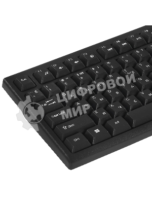 Комплект клавиатура+мышь Genius KM-100SE проводной, USB, 1200 DPI, чёрный